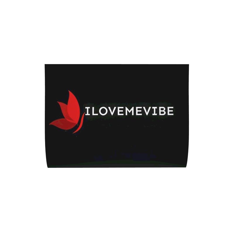 I Love Me More velvet shimmer cushion from I Love Me Vibe, square 30cm self-love throw pillow with positive message.
