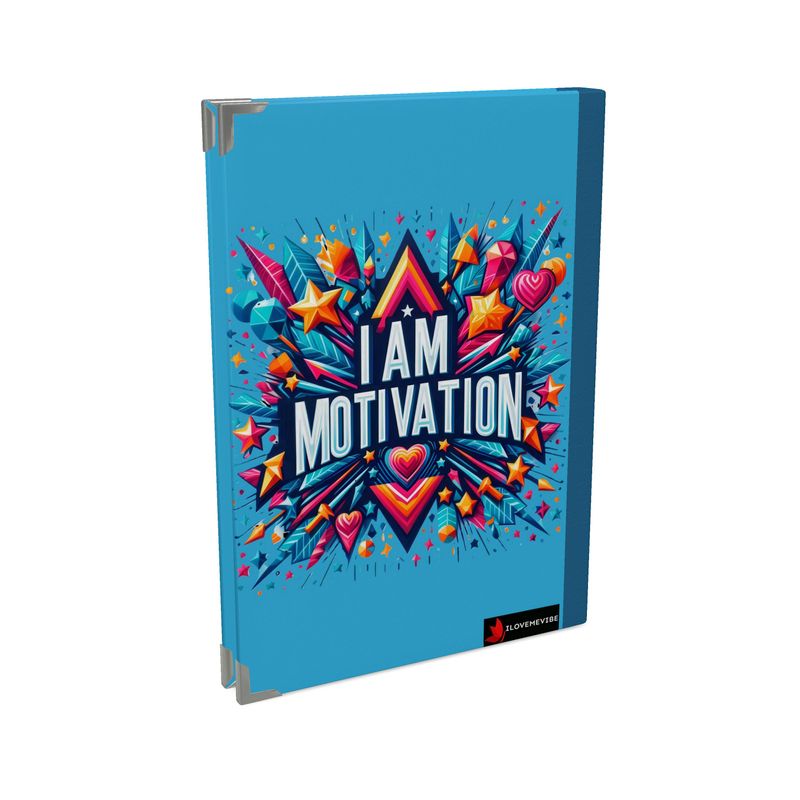Black I Love Me Vibe 2026 Deluxe Diary with empowering affirmation planner and motivational design for personal growth.