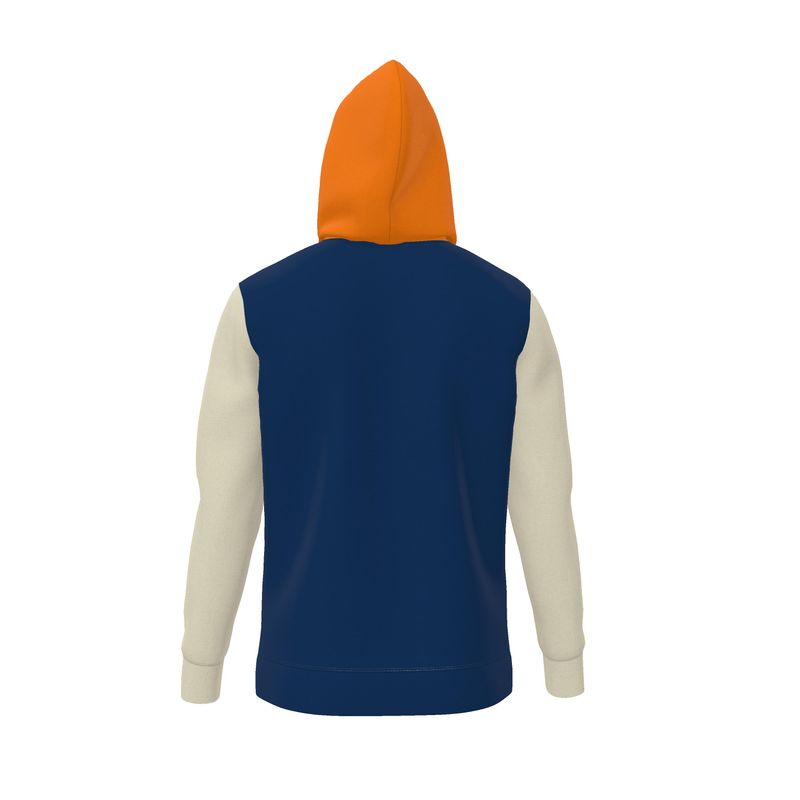 Men's Watch Me Rise hoodie by I Love Me Vibe, black zip-up hoodie with empowerment and personal growth design.