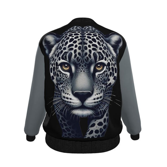 Walking Leopard Women’s Bomber Jacket – Bold Confidence Fashion | I Love Me Vibe - I love me vibe