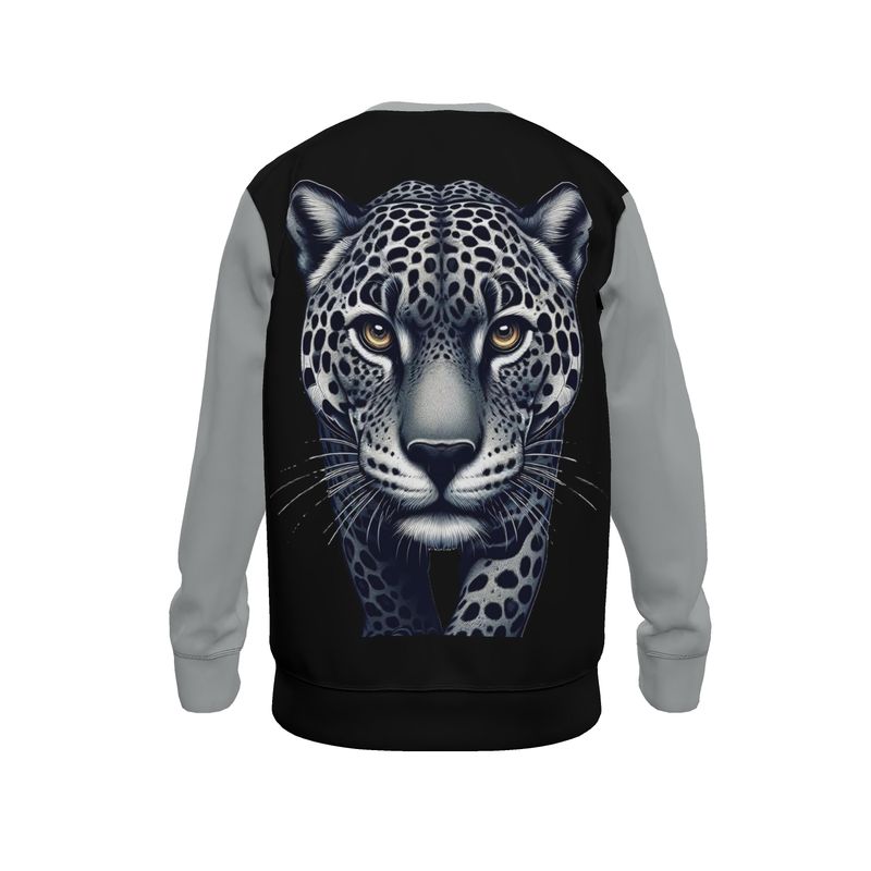 Walking Leopard Sweatshirt - Power, Confidence & Spirit Animal Energy Sweatshirt | I Love Me Vibe - I love me vibe