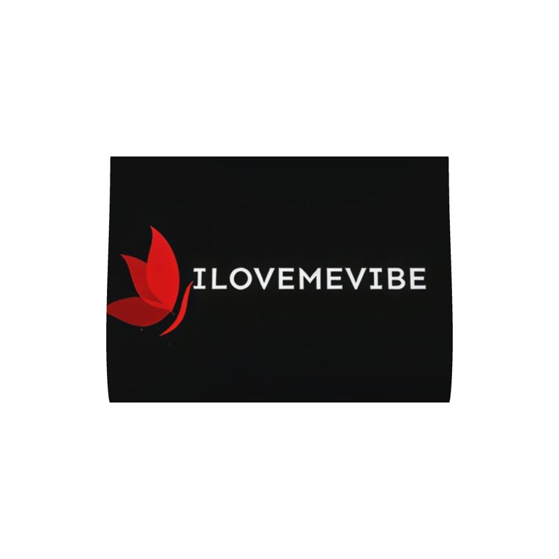 I Love Me Vibe Money Magnet Tea Towel made of cotton and linen, featuring abundance affirmation design for positive home decor.