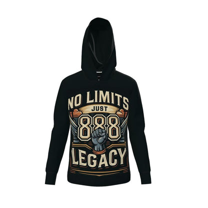 No Limits Just Legacy 888 Women's Hoodie – Angelic Number Affirmation Hoodie | I Love Me Vibe - I love me vibe