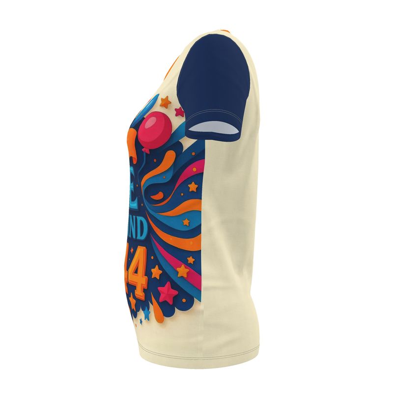 Women’s “I’m One of a Kind 444” T-shirt by I Love Me Vibe featuring empowering text on a casual fit tee.