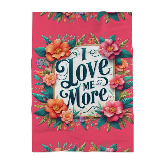 I Love Me More Tea Towel – Self-Love Affirmation Kitchen Towel | I Love Me Vibe - I love me vibe