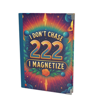 I Don’t Chase, I Magnetize 222 – 2026 Deluxe Diary - Manifestation Planner | I Love Me Vibe - I love me vibe