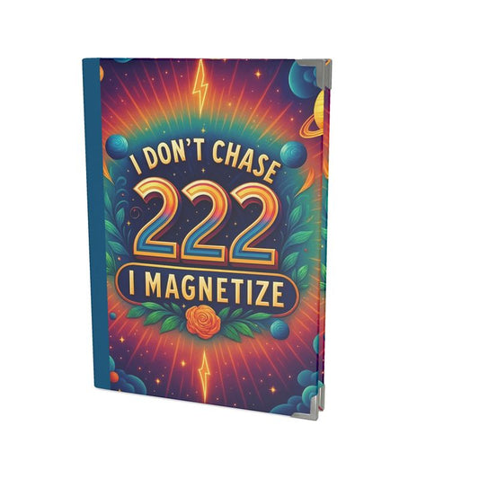 I Don’t Chase, I Magnetize 222 – 2026 Deluxe Diary - Manifestation Planner | I Love Me Vibe - I love me vibe