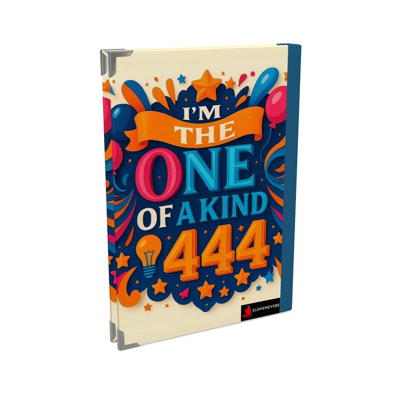 I'm The One of a Kind 444 2026 Deluxe Diary - Angel Number Affirmations & Personal Power | I Love Me Vibe - I love me vibe
