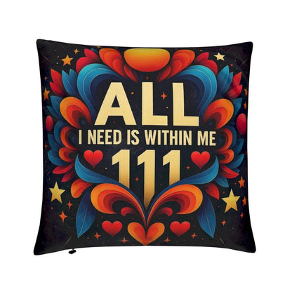 All I Need Is Within Me 111 Cushion – Manifestation & Intuition Décor | I Love Me Vibe - I love me vibe