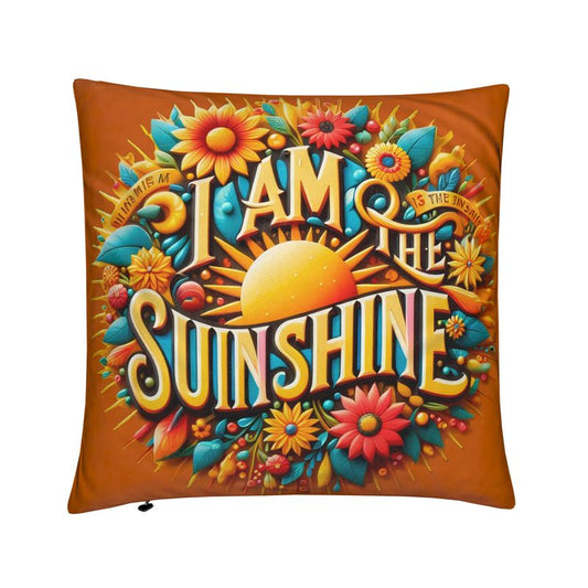 I Am the Sunshine Cushion – Bring Positive Energy & Light into Your Space | I Love Me Vibe - I love me vibe