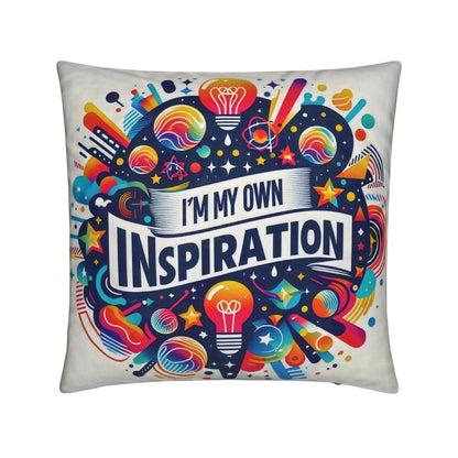 I’m My Own Inspiration Affirmation Cushion - Empowerment Home Decor | I Love Me Vibe - I love me vibe