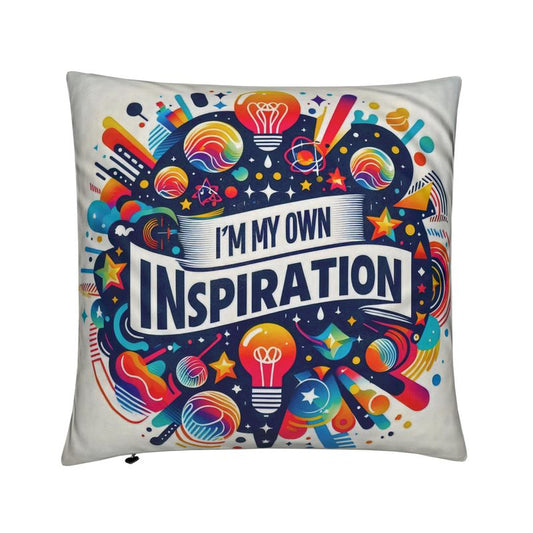 I’m My Own Inspiration Affirmation Cushion - Empowerment Home Decor | I Love Me Vibe - I love me vibe