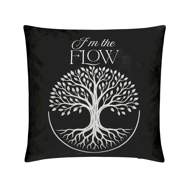 I’m the Flow Tree of Life Cushion – Spiritual Alignment Decor | I Love Me Vibe - I love me vibe