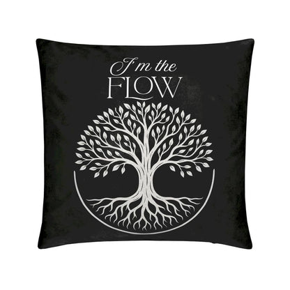 I’m the Flow Tree of Life Cushion – Spiritual Alignment Decor | I Love Me Vibe - I love me vibe