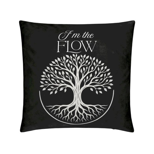 I’m the Flow Tree of Life Cushion – Spiritual Alignment Decor | I Love Me Vibe - I love me vibe