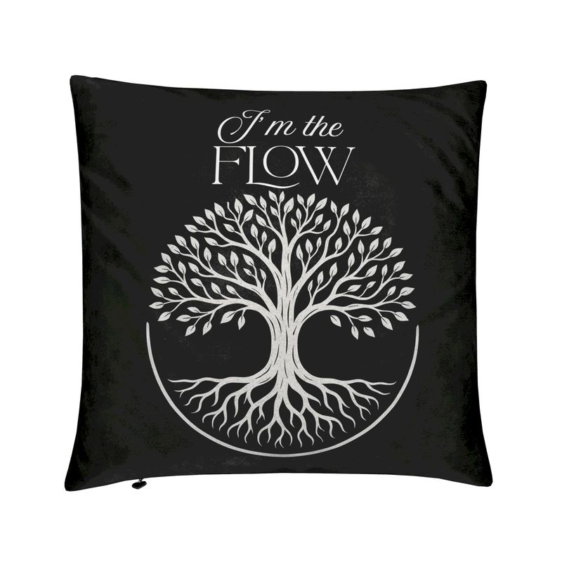 I’m the Flow Tree of Life Cushion – Spiritual Alignment Decor | I Love Me Vibe - I love me vibe