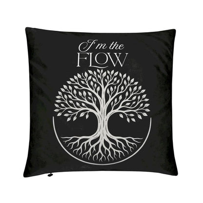 I’m the Flow Tree of Life Cushion – Spiritual Alignment Decor | I Love Me Vibe - I love me vibe