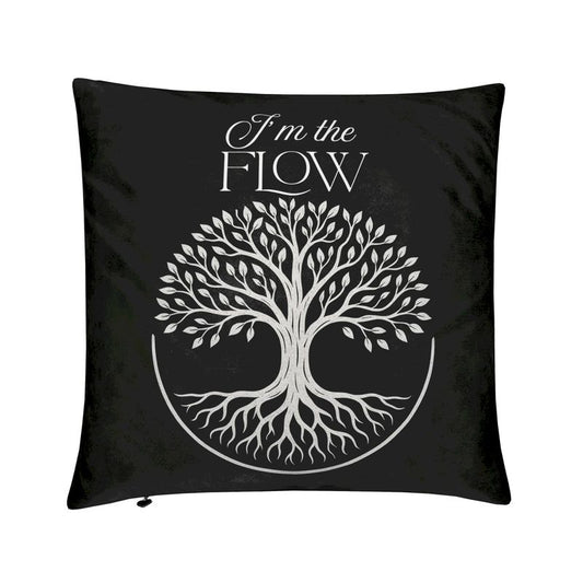 I’m the Flow Tree of Life Cushion – Spiritual Alignment Decor | I Love Me Vibe - I love me vibe
