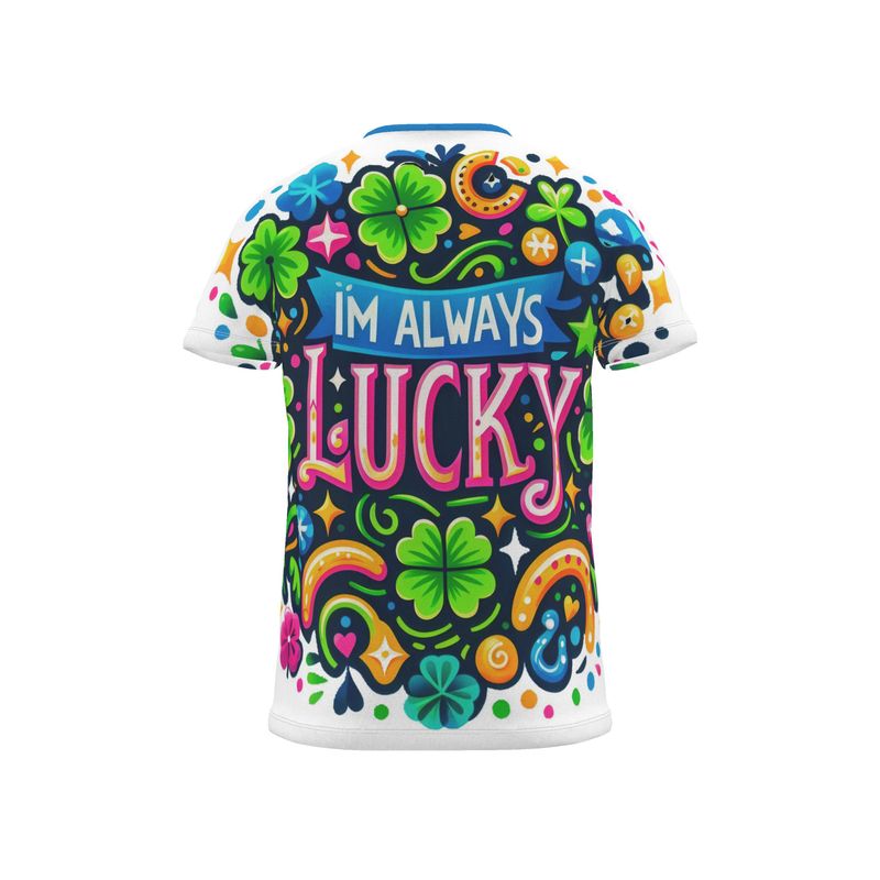 I’m Always Lucky Men’s T-Shirt – Motivational Tee | I Love Me Vibe - I love me vibe