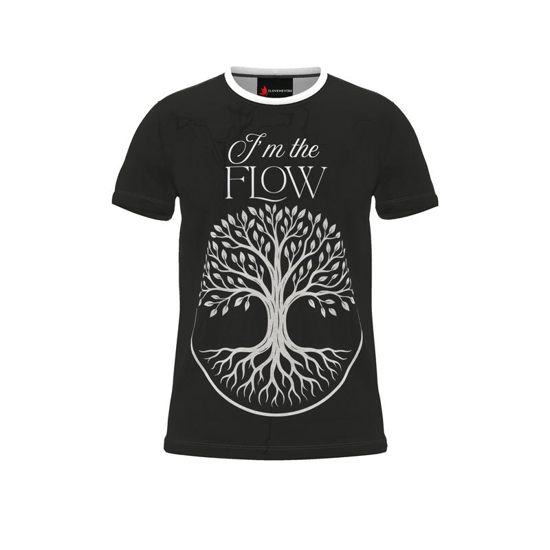 I’m The Flow Men’s T-Shirt – Empowering Affirmation Tee | I Love Me Vibe - I love me vibe