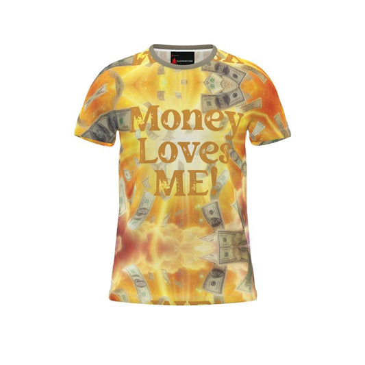 Money Loves Me Men’s Affirmation T-Shirt | I Love Me Vibe - I love me vibe