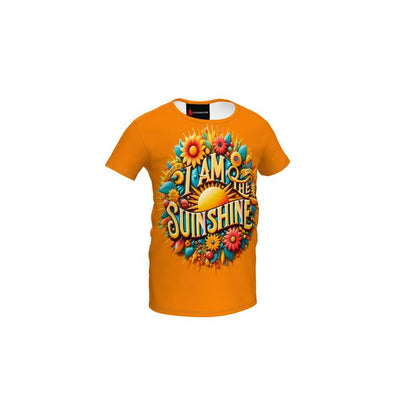 I Am the Sunshine Kids’ Orange T-Shirt – Positive Kids Tee | I Love Me Vibe - I love me vibe