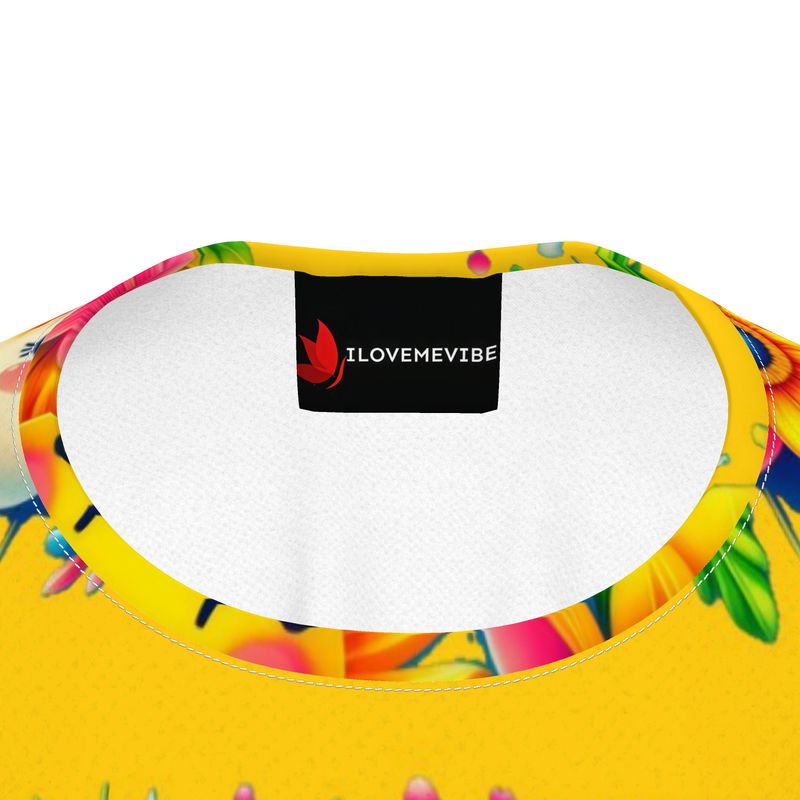 I’m Always Happy Kids’ Yellow T-Shirt – Positive Kids Tee | I Love Me Vibe - I love me vibe