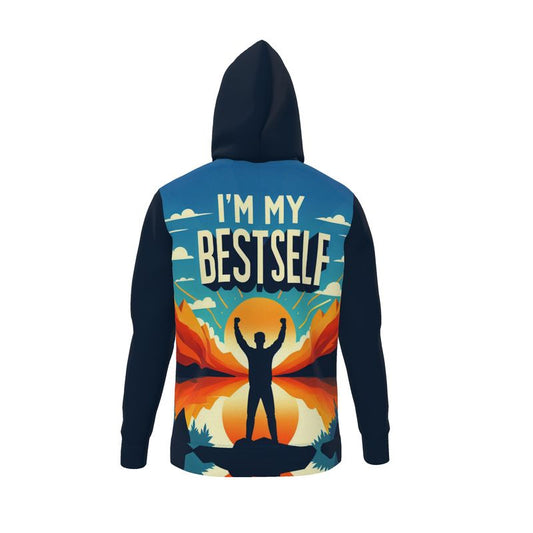 I’m My Best Self Hoodie - High-Vibe Affirmation Hoodie | I Love Me Vibe - I love me vibe