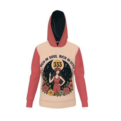 Rich in Soul, Rich in Style 333 Hoodie  - Manifest Your Power with Angel Number 333 | I Love Me Vibe - I love me vibe