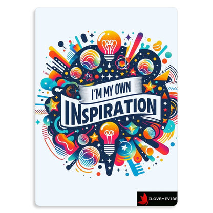 I'm My Own Inspiration Metal Print – Self-Empowerment Daily Affirmation Wall Art | I Love Me Vibe - I love me vibe