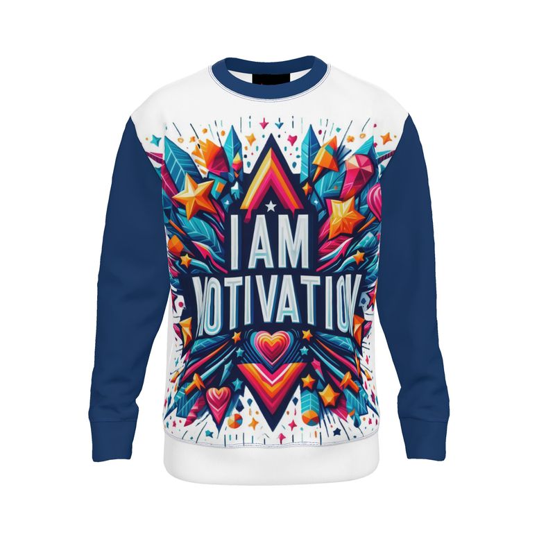 I Am Motivation Sweatshirt - Empowerment Affirmation Sweatshirt | I Love Me Vibe - I love me vibe
