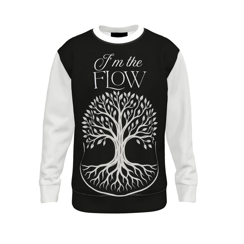 I’m the Flow Sweatshirt – Empowering Affirmation Apparel | I Love Me Vibe - I love me vibe