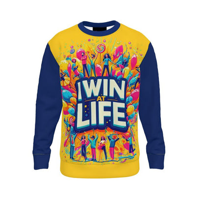 I Win at Life Sweatshirt - Success Mindset Affirmation Sweatshirt | I Love Me Vibe - I love me vibe