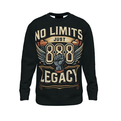 No Limits, Just Legacy 888 Unisex Sweatshirt – Manifest Abundance & Success with Angel Number 888 | I Love Me Vibe - I love me vibe