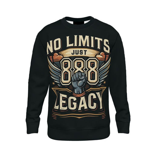No Limits, Just Legacy 888 Unisex Sweatshirt – Manifest Abundance & Success with Angel Number 888 | I Love Me Vibe - I love me vibe