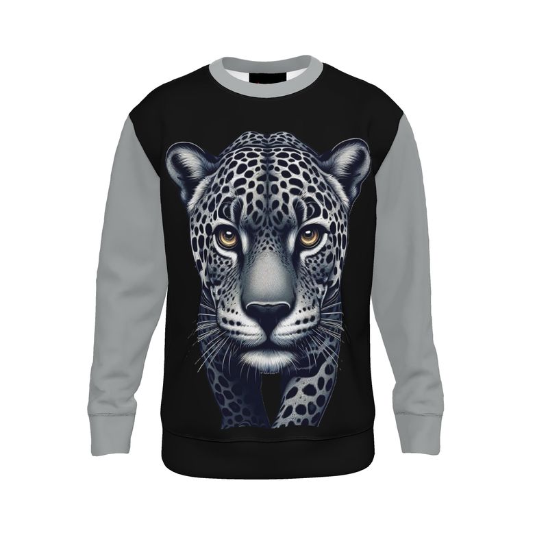 Walking Leopard Sweatshirt - Power, Confidence & Spirit Animal Energy Sweatshirt | I Love Me Vibe - I love me vibe