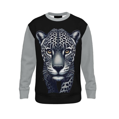 Walking Leopard Sweatshirt - Power, Confidence & Spirit Animal Energy Sweatshirt | I Love Me Vibe - I love me vibe
