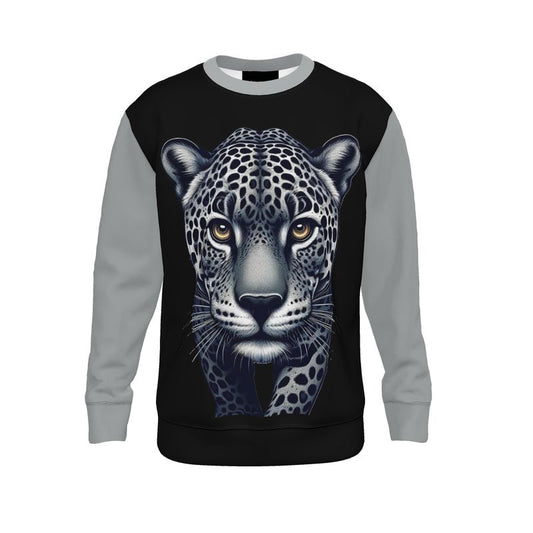 Walking Leopard Sweatshirt - Power, Confidence & Spirit Animal Energy Sweatshirt | I Love Me Vibe - I love me vibe