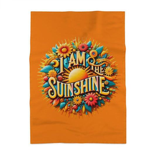 I Am the Sunshine Tea Towel – Uplifting Affirmation Homeware | I Love Me Vibe - I love me vibe