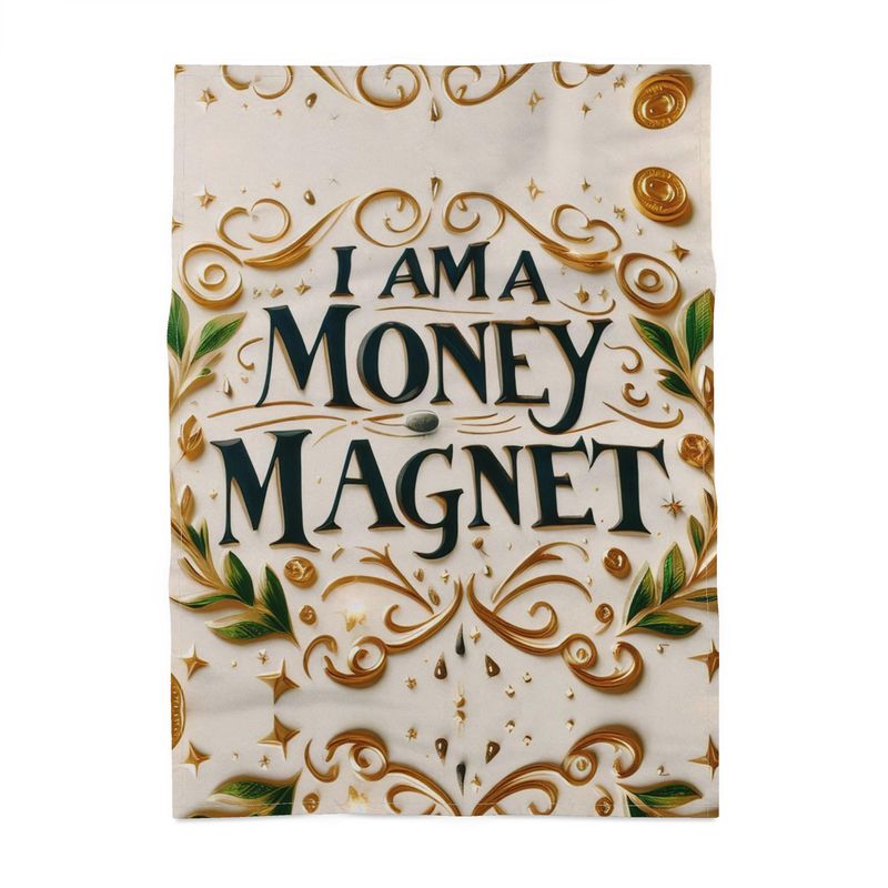 I’m a Money Magnet Tea Towel - Abundance Affirmation Decor | I Love Me Vibe - I love me vibe