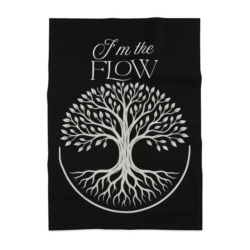I’m the Flow Tea Towel – Ease & Alignment Affirmation Homeware | I Love Me Vibe - I love me vibe