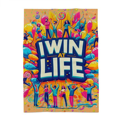 I Win at Life Tea Towel – Motivational Kitchen Decor | I Love Me Vibe - I love me vibe