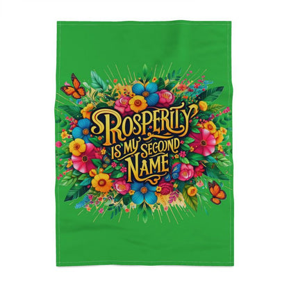 Prosperity is My Second Name Tea Towel - Affirmation Decor for Positive Vibes | I Love Me Vibe - I love me vibe