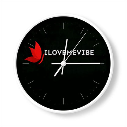 I Love Me Vibe Wall Clock –  Self-Love Affirmation Clock & High Vibration Home Décor | Special Edition - I love me vibe