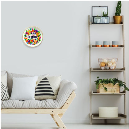 I’m Always Healthy Wall Clock – Wellness Affirmation Decor | I Love Me Vibe - I love me vibe