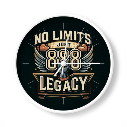 No Limits Just Legacy 888 Wall Clock – Angel Number Abundance Decor | I Love Me Vibe - I love me vibe