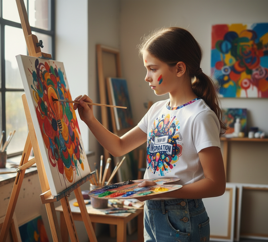 I’m My Own Inspiration Kids’ White T-Shirt – Positive Kids Tee | I Love Me Vibe - I love me vibe