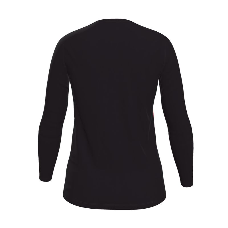 Women’s long sleeve shirt by I Love Me Vibe featuring empowering "All I Need Is Within Me" print on recycled poly jersey fabric.