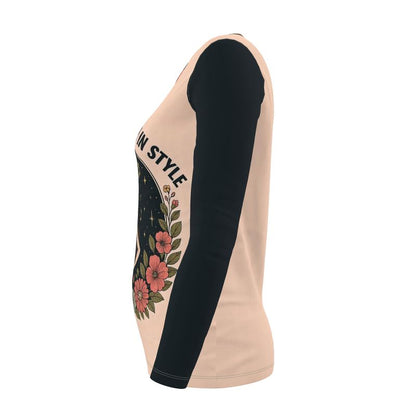 Rich in Soul, Rich in Style 333 Long Sleeve Shirt - Angel Number Affirmation Apparel & Empowerment Fashion | I Love Me Vibe - I love me vibe