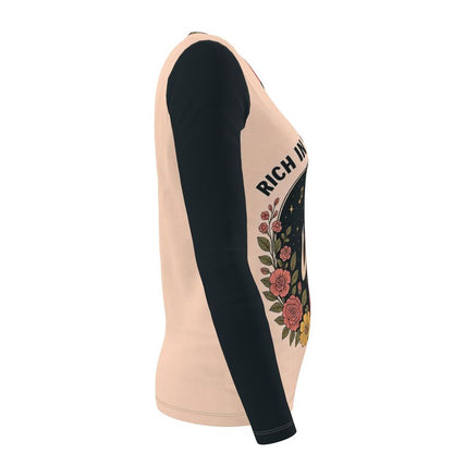 Rich in Soul, Rich in Style 333 Long Sleeve Shirt - Angel Number Affirmation Apparel & Empowerment Fashion | I Love Me Vibe - I love me vibe